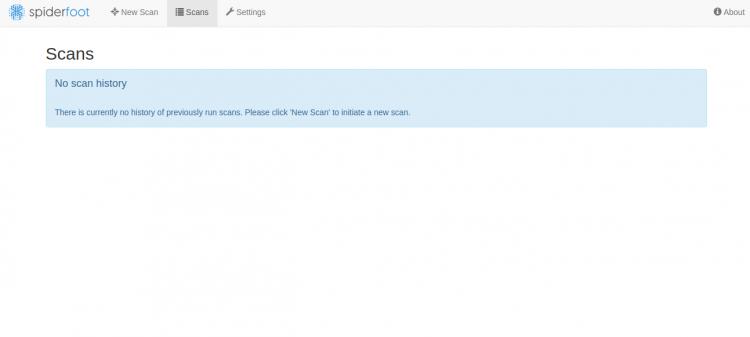 Sicherheitsscan-Historie