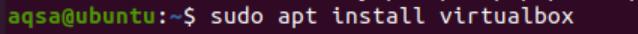 Install VirtualBox