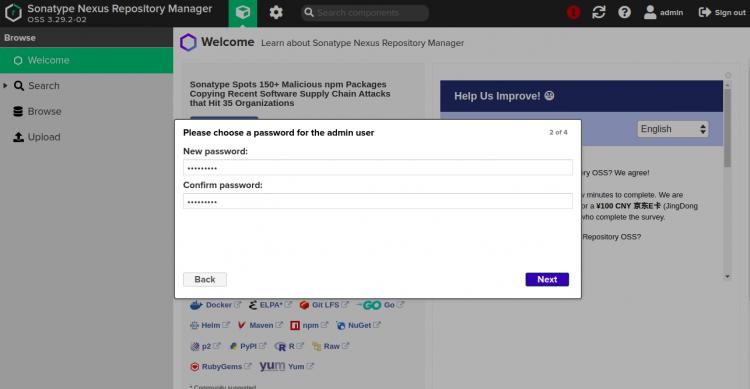 Neues Passwort festlegen