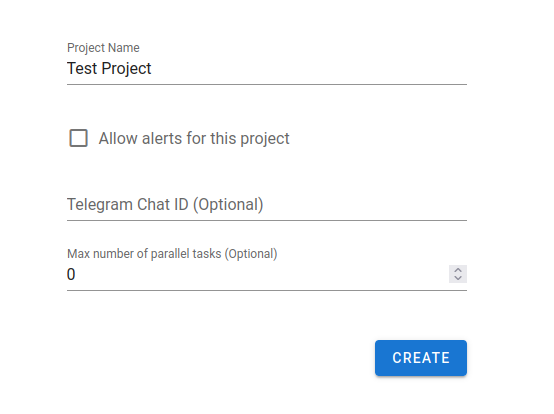 erstes Projekt erstellen