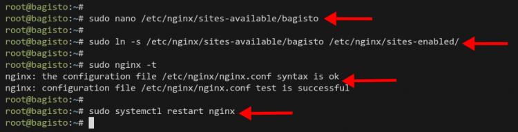 Nginx Webserver für Bagisto eCommerce einrichten