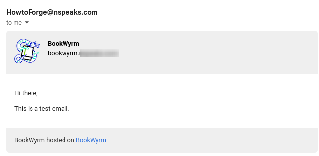 BookWyrm Test E-Mail