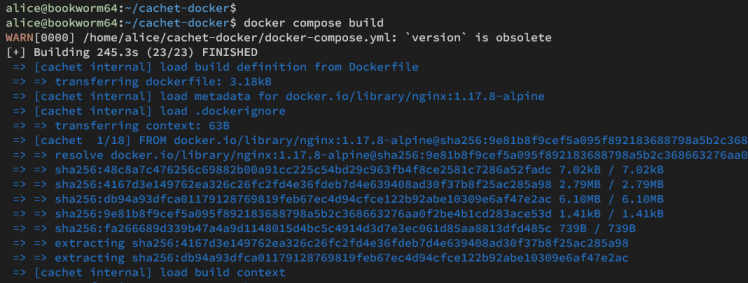 docker byuild