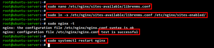 nginx Server einrichten blockiert librenms