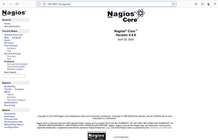Nagios Dashboard