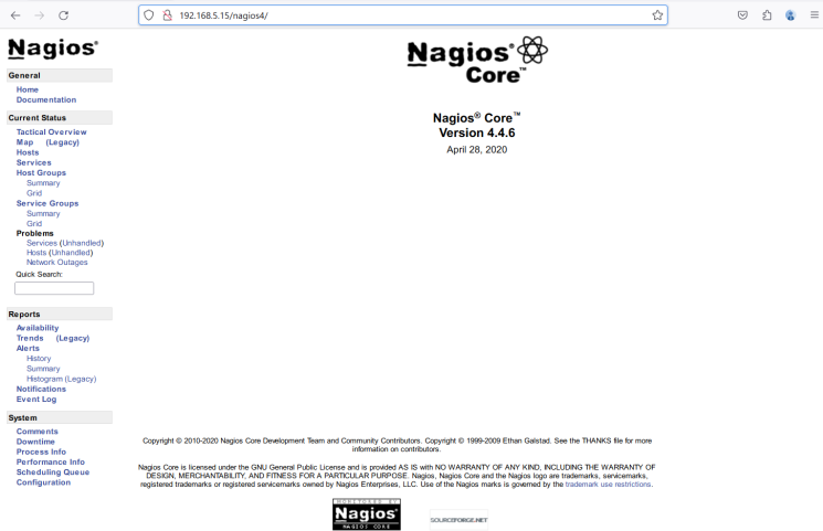 Nagios Dashboard