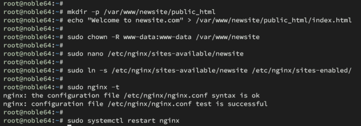 Server-Block erstellen