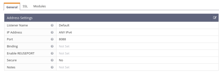 Hörer-Standard ändern