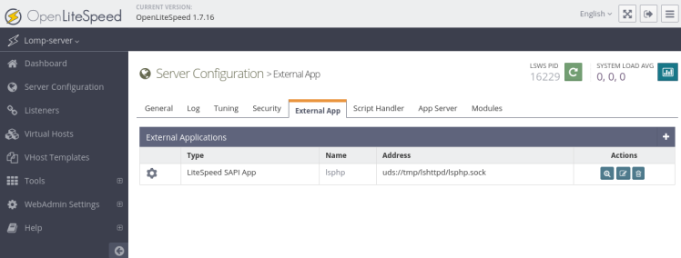php-Konfiguration bearbeiten