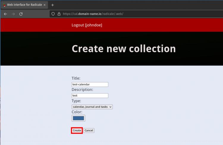 Neuen Kalender erstellen