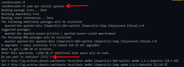 Install Apache Web Server