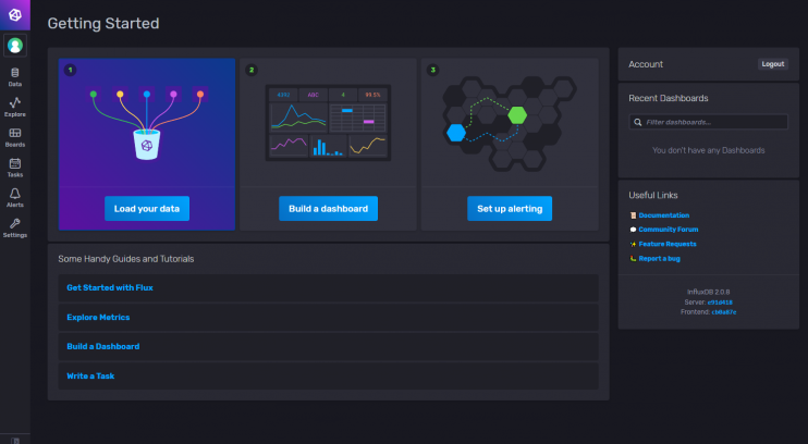 InfluxDB Dashboard