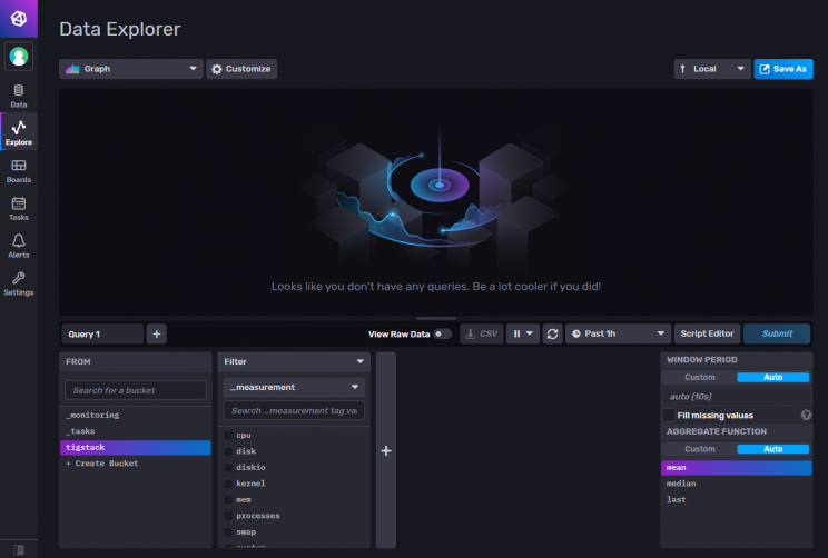 InfluxDB Datenexplorer