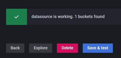 Grafana Details speichern