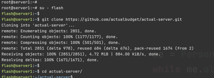 actual-server herunterladen