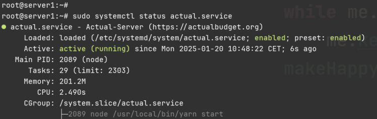 aktuelle Leistung prüfen
