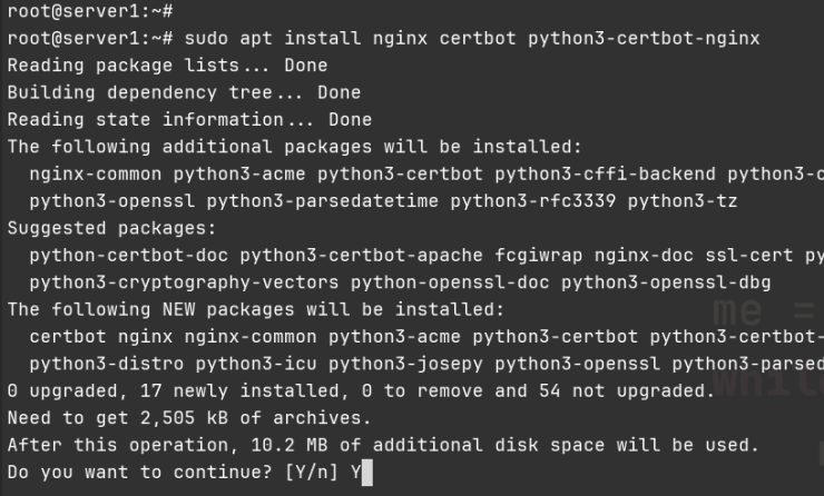 nginx certbot installieren