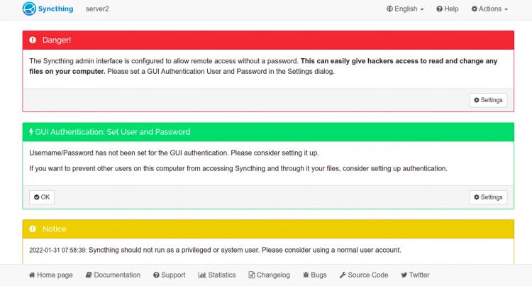 GUI-Benutzer festlegen
