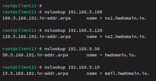 nslookup verifizieren