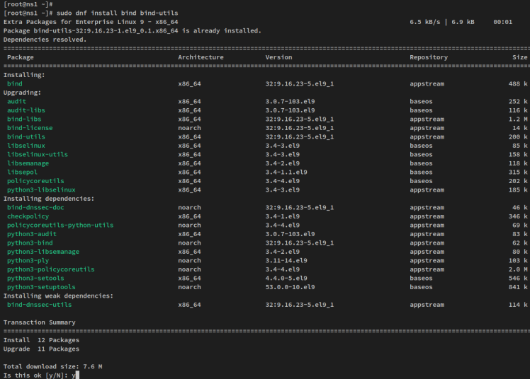 installieren binden benannt
