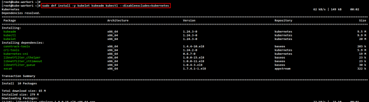 Kubernetes-Pakete installieren