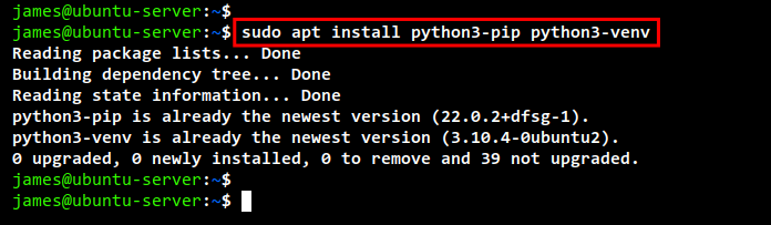 pip und venv installieren