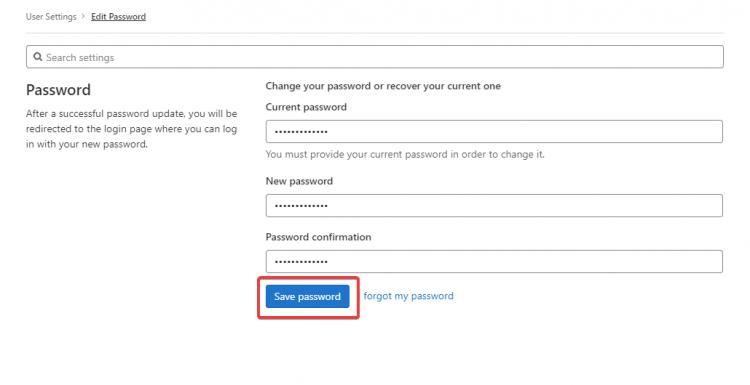 Zugriff auf die GitLab Web UI