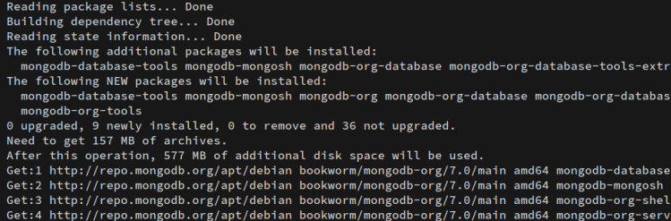 mongodb installieren