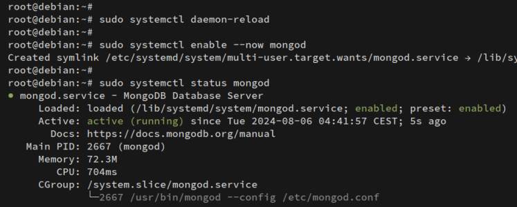 mongodb prüfen