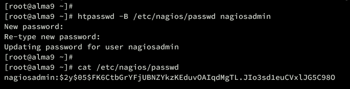 nagiosadmin-Passwort ändern