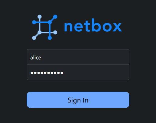 LOGIN NETBOX