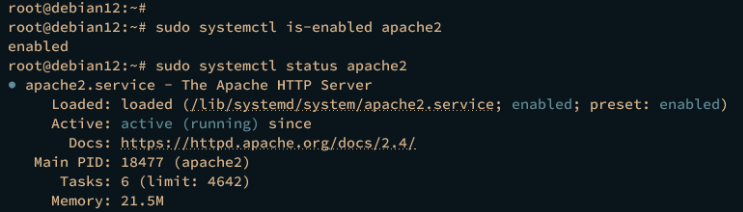 apache2 prüfen