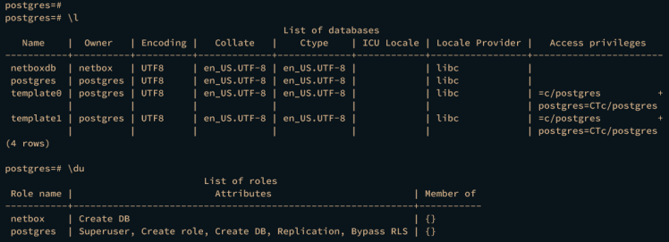 Datenbankbenutzer prüfen