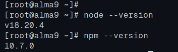 nodejs npm prüfen