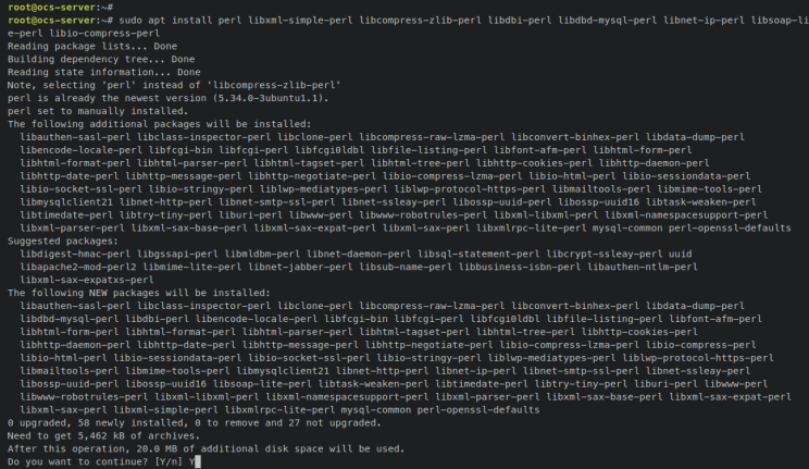 Perl und Perl-Abhängigkeiten installieren