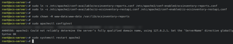 apache2-Konfigurationen anwenden