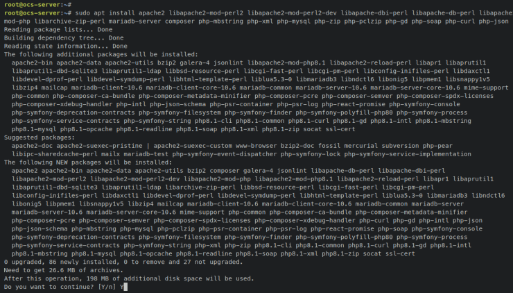 LAMP Stack und Composer installieren
