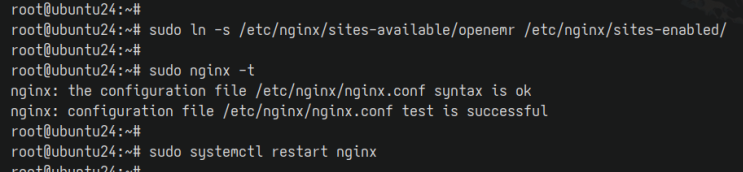nginx-Einrichtung
