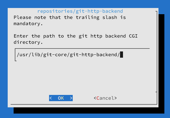 Git-Backend-Verzeichnis