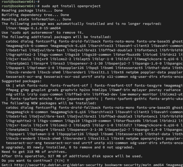 openproject installieren