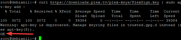 Installation von Plex Media Server unter Debian 11
