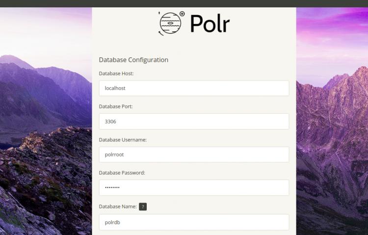 Datenbank Konfiguration