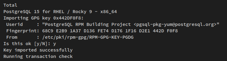 gpg-Schlüssel akzeptieren