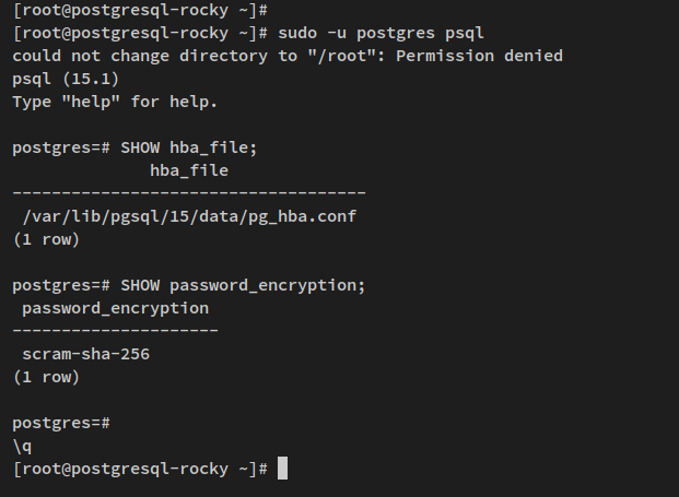 show default password aencryption and authentication configuration