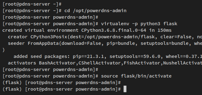 Virtualenv erstellen