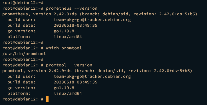 prüfe prometheus und promtool