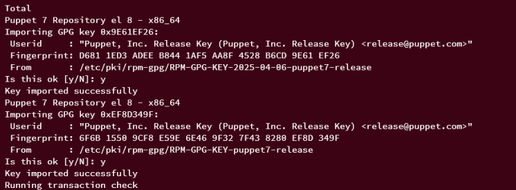 gpg-Schlüssel importieren