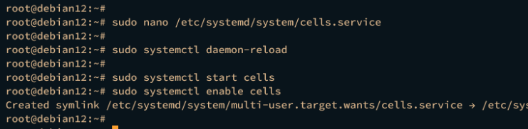 Zellen systemd