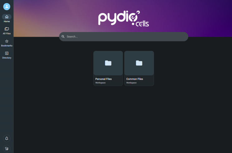 pydio Dashboard