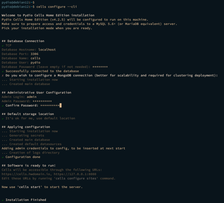 Zellen konfigurieren